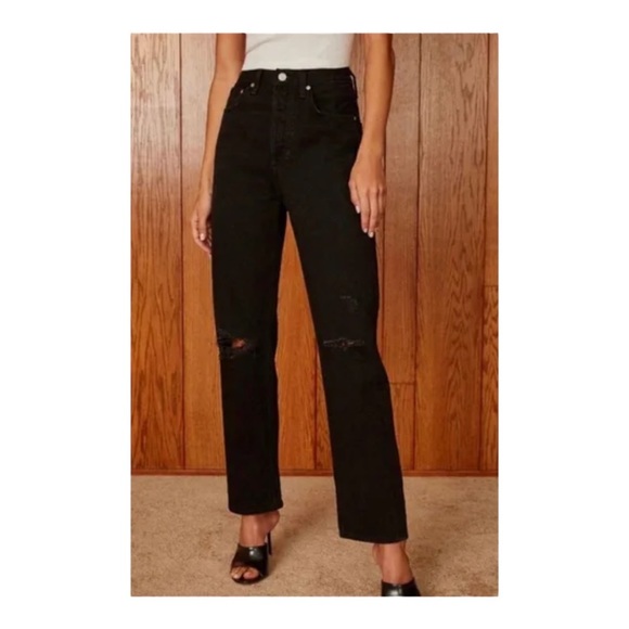 Denim Forum The Bonet High Rise Loose Jean - Picture 8 of 8